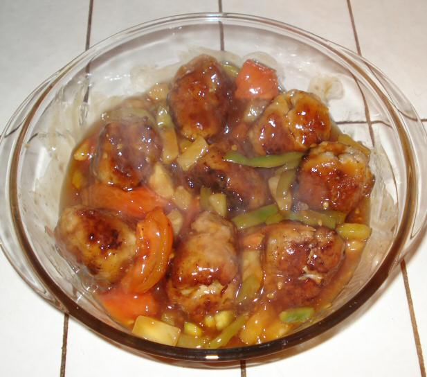 Sweet and Sour Pork Balls recipe.